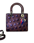 Anselm Reyle Lady D1OR Medium Metallic Lambskin Purple SHW