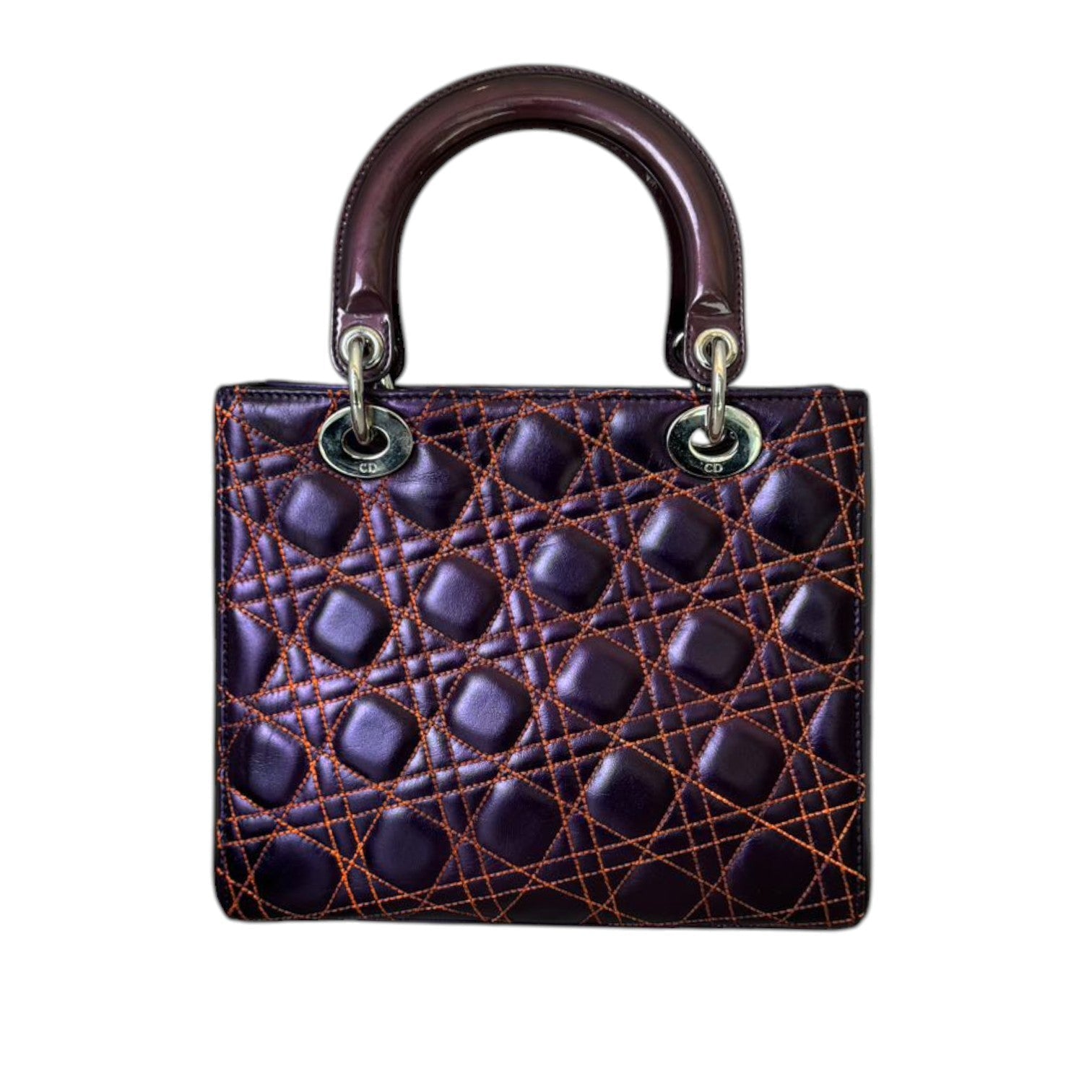 Anselm Reyle Lady D1OR Medium Metallic Lambskin Purple SHW