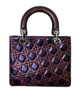 Anselm Reyle Lady D1OR Medium Metallic Lambskin Purple SHW