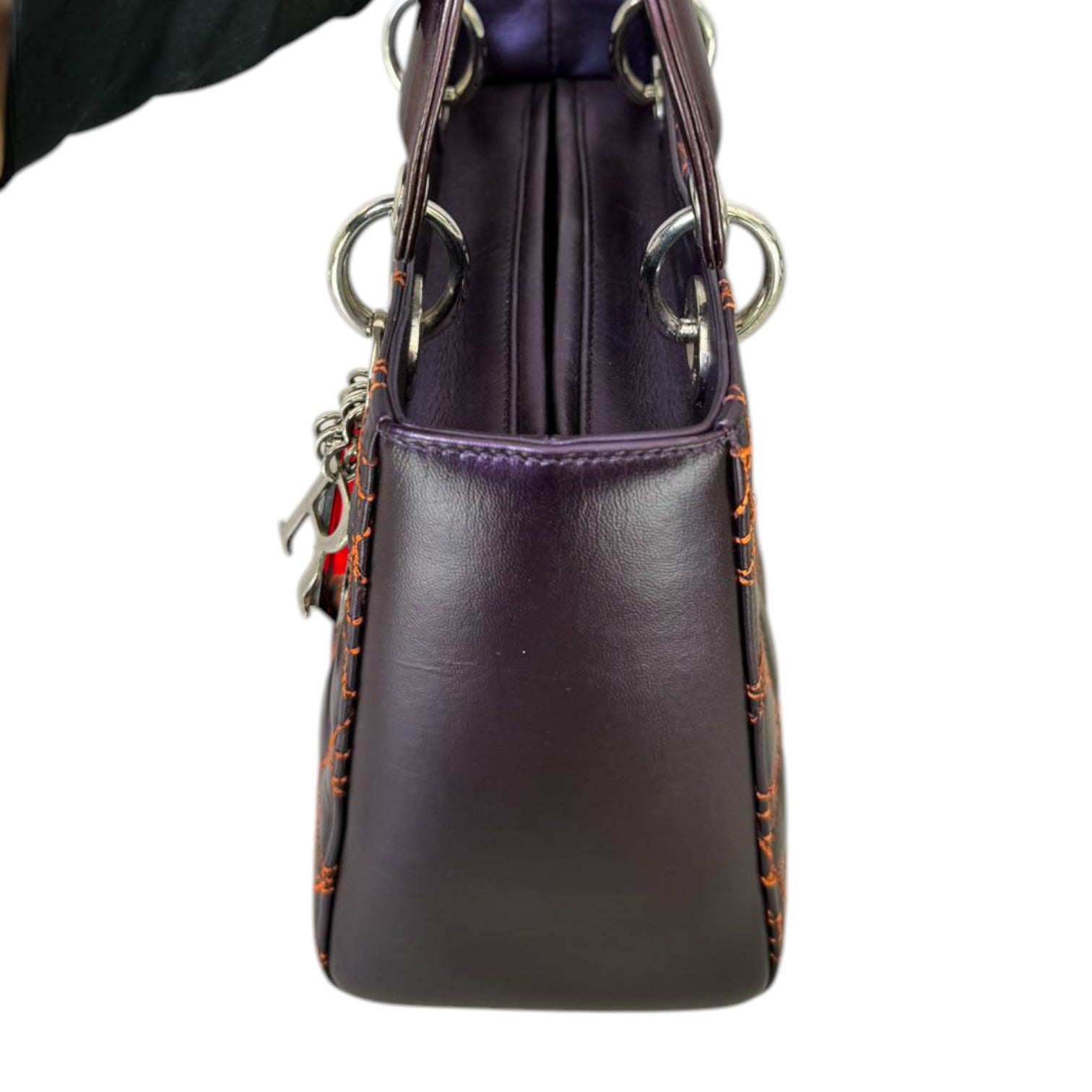 Anselm Reyle Lady D1OR Medium Metallic Lambskin Purple SHW