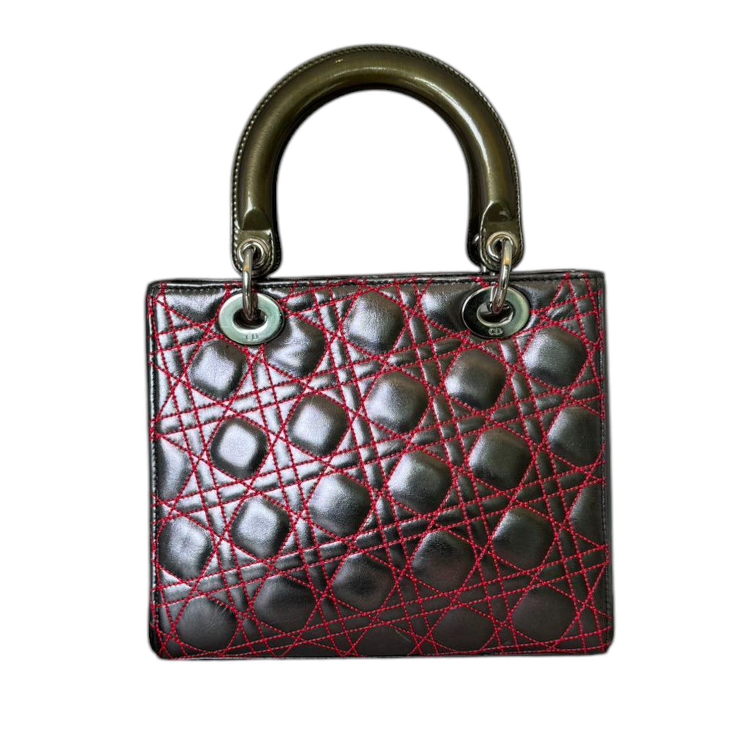 Anselm Reyle Lady D1OR Medium Metallic Lambskin Grey SHW