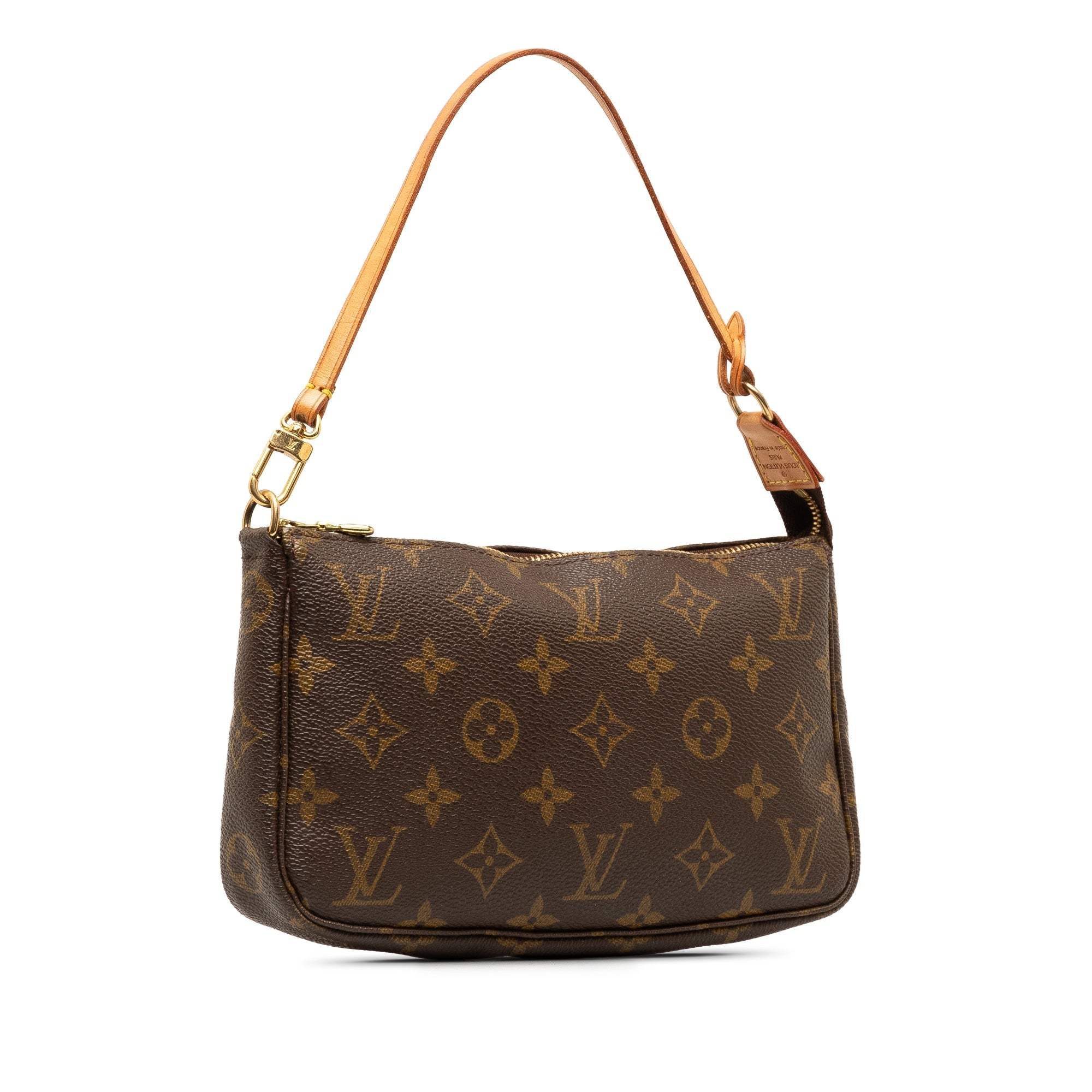 Brown LV Monogram Pochette Accessoires Shoulder Bag