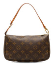 Brown LV Monogram Pochette Accessoires Shoulder Bag