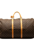 Brown LV Monogram Keepall 60 Travel Bag