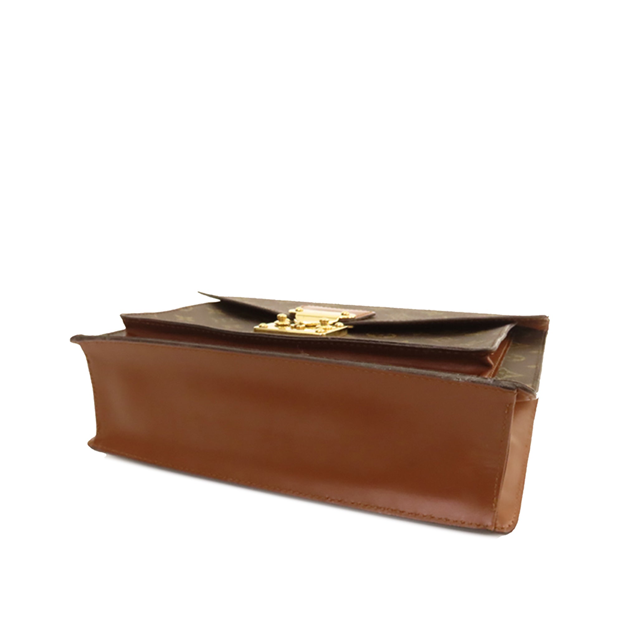 Brown LV Monogram Monceau 28 Satchel