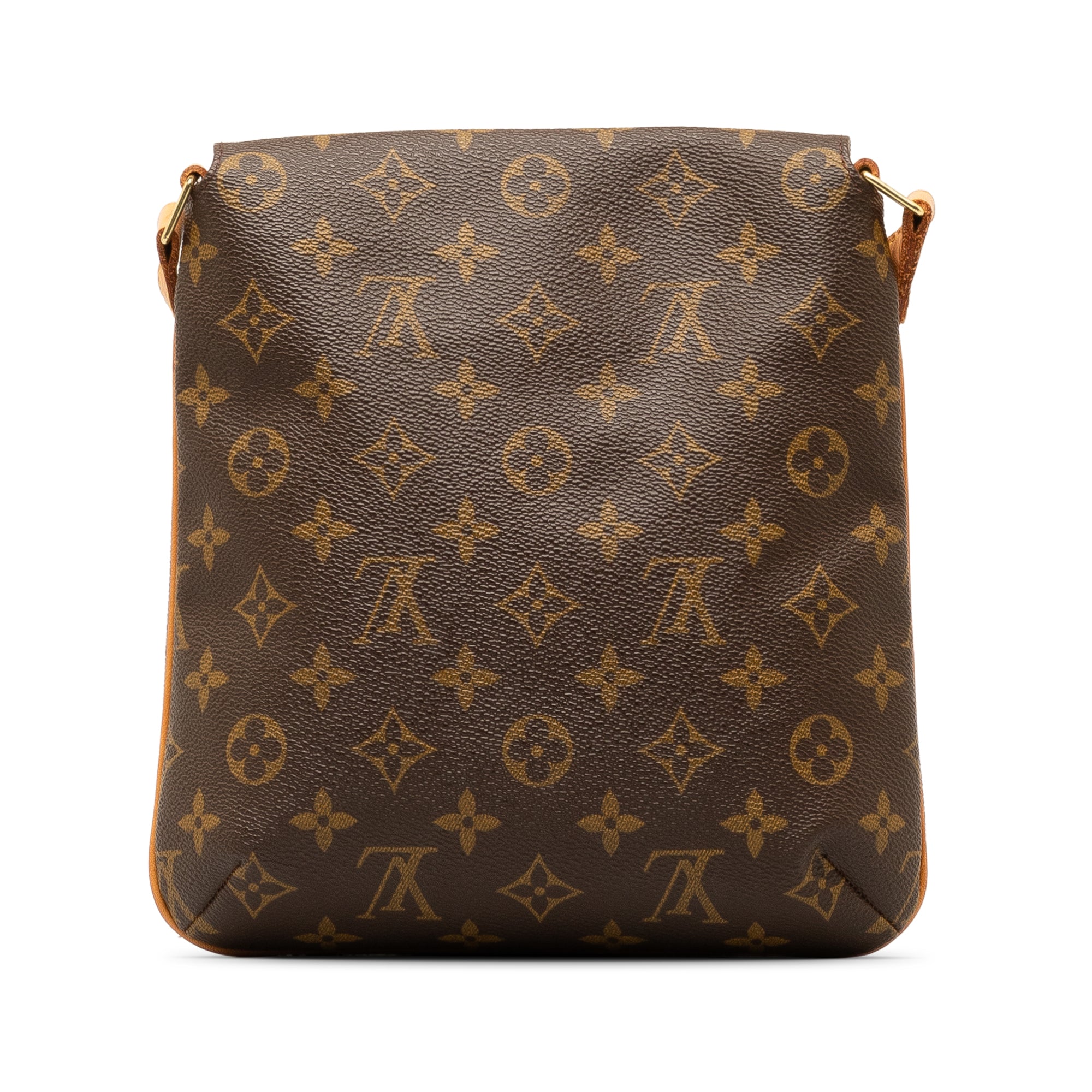 Brown LV Monogram Musette Salsa Short Strap Shoulder Bag