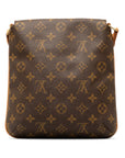 Brown LV Monogram Musette Salsa Short Strap Shoulder Bag