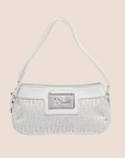 CHRISTIAN D1OR 2000s WHITE & CREAM D1ORISSIMO STREET CHIC POCHETTE