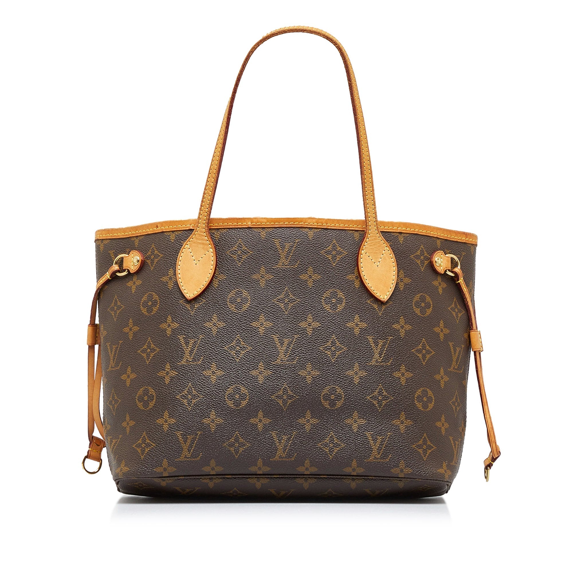Brown LV Monogram Neverfull PM Tote Bag