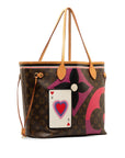 Brown LV Monogram Game On Neverfull MM Tote Bag