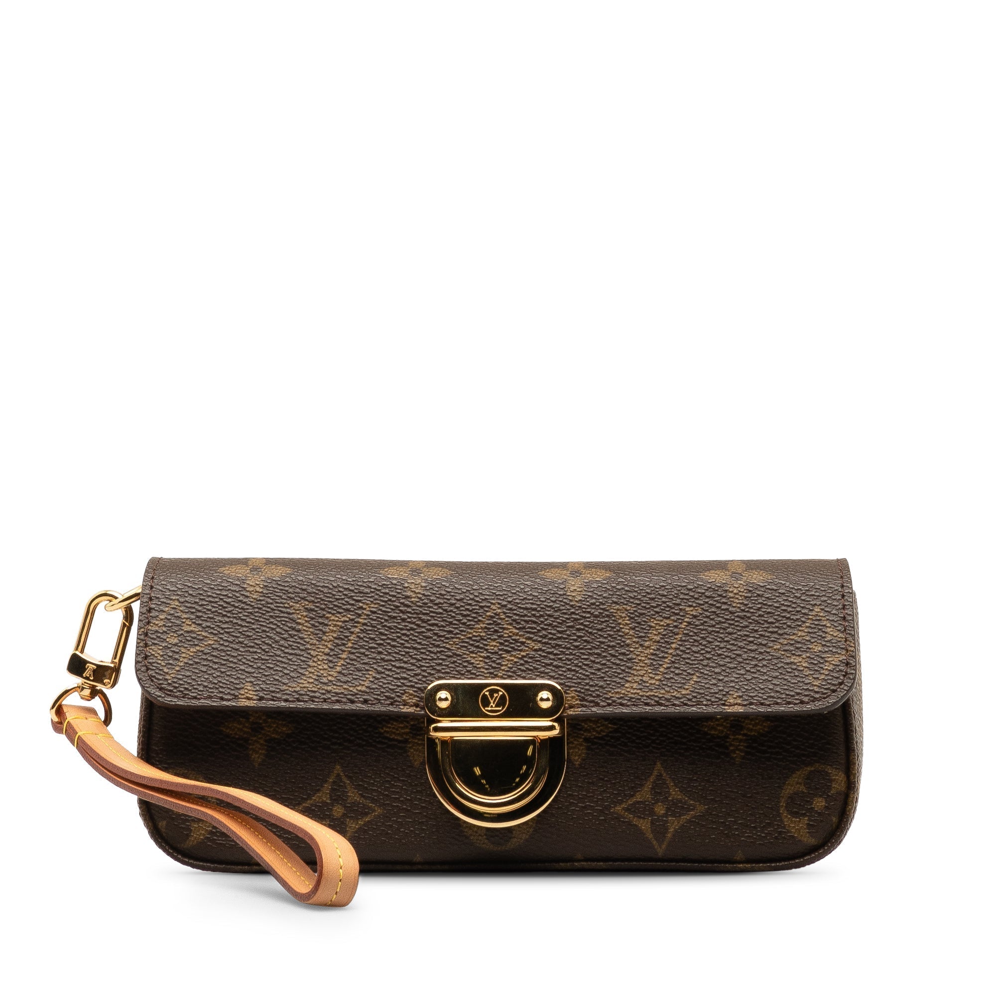 Brown LV Monogram Pochette Lagoon Clutch Bag