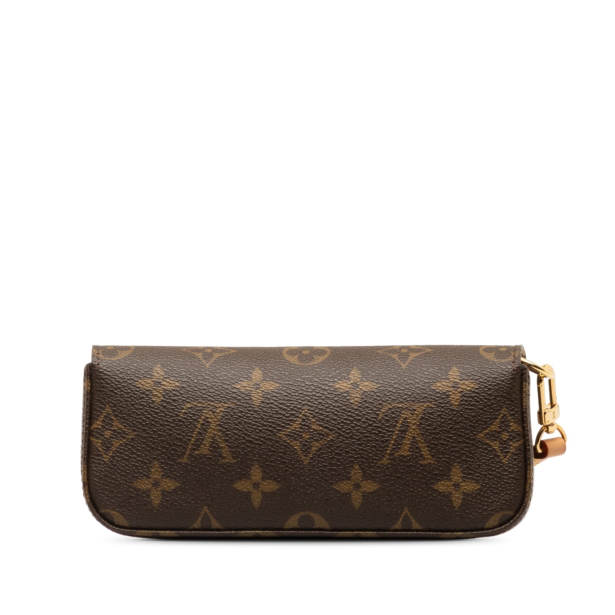 Brown LV Monogram Pochette Lagoon Clutch Bag
