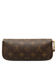 Brown LV Monogram Pochette Lagoon Clutch Bag