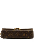 Brown LV Monogram Pochette Lagoon Clutch Bag
