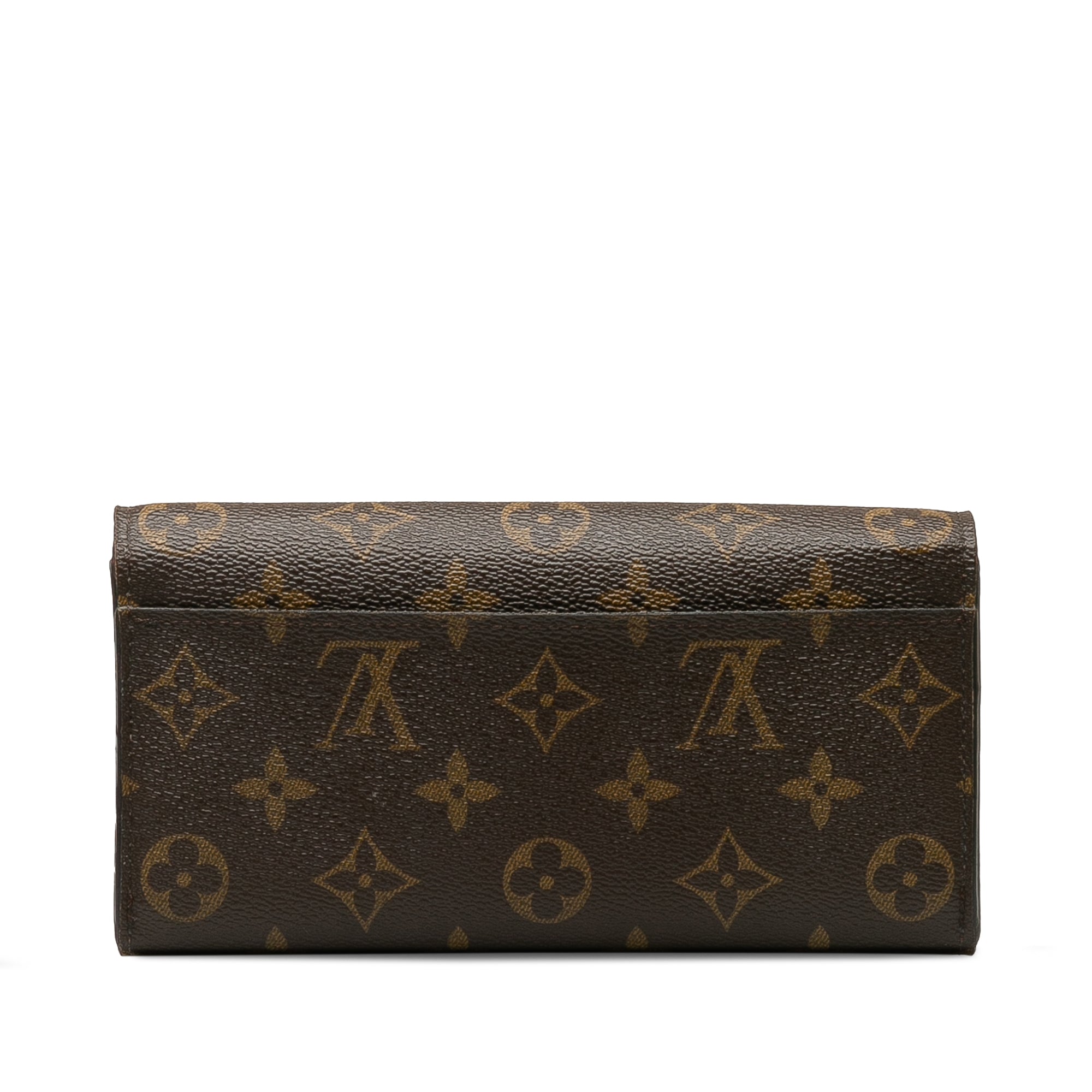 Brown LV Monogram Valentines Bird Sarah Wallet