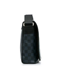 Black LV Damier Cobalt Jungle District Messenger PM Crossbody Bag