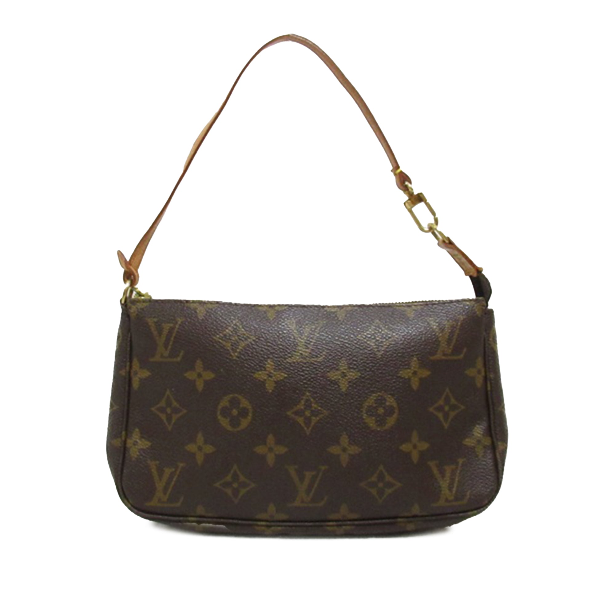 Brown LV Monogram Pochette Accessoires Shoulder Bag