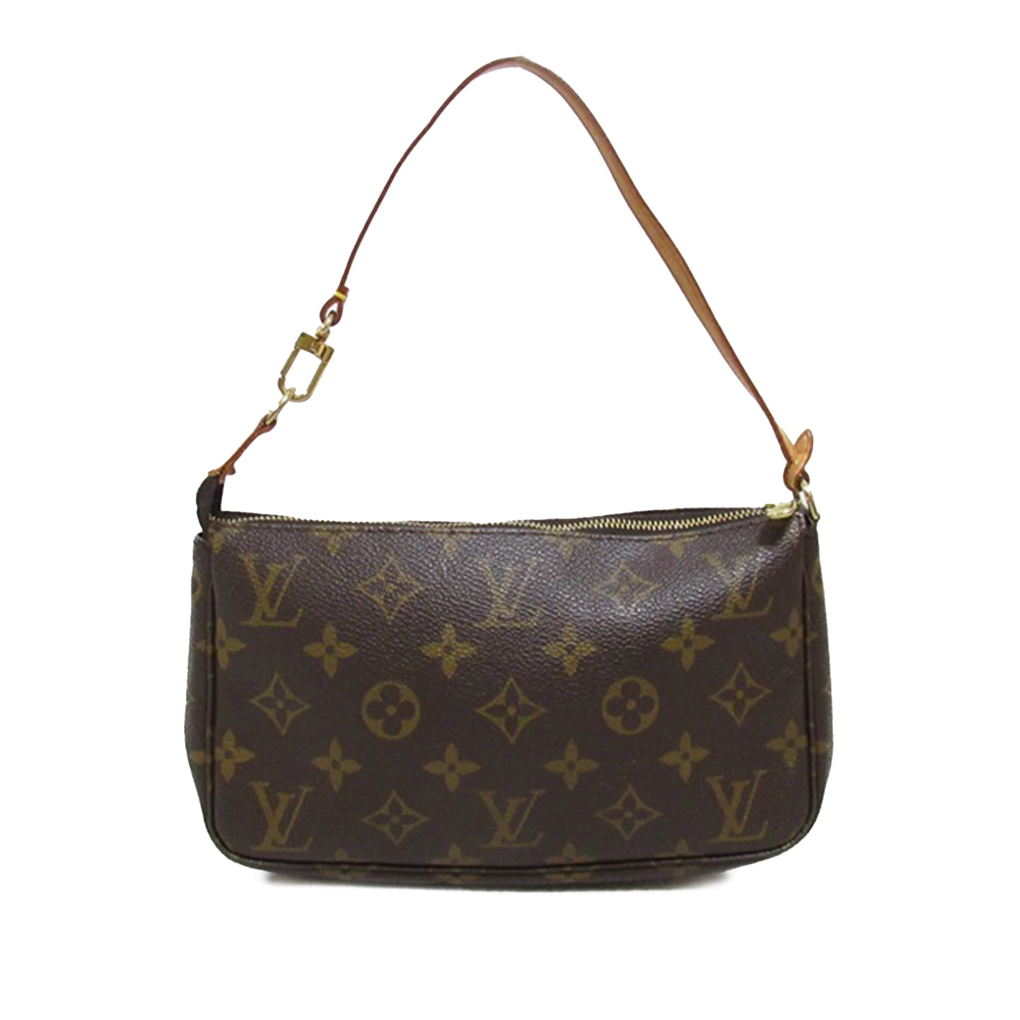 Brown LV Monogram Pochette Accessoires Shoulder Bag