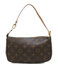 Brown LV Monogram Pochette Accessoires Shoulder Bag