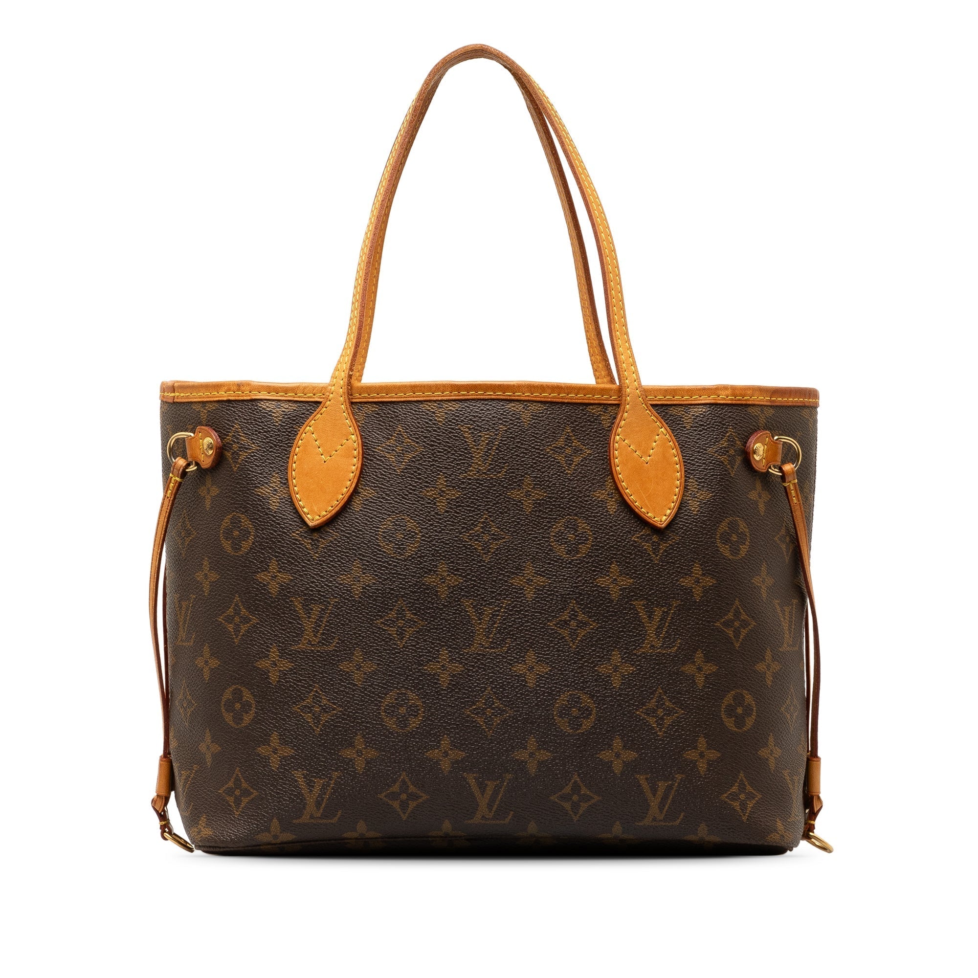 Brown LV Monogram Neverfull PM Tote Bag