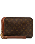 Brown LV Monogram Orsay Clutch Bag