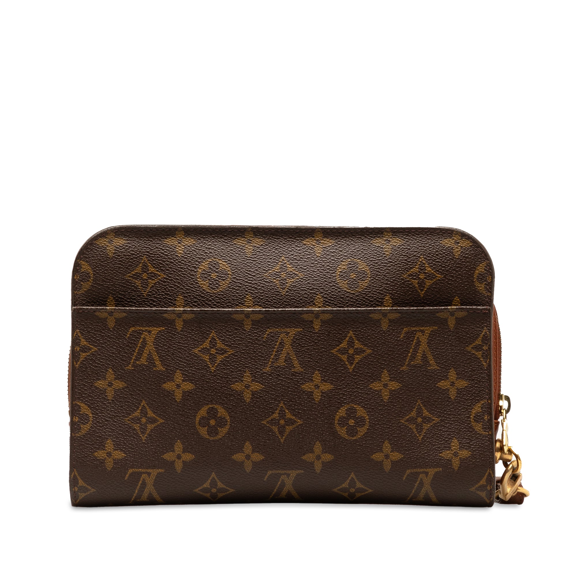 Brown LV Monogram Orsay Clutch Bag