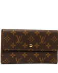 Brown LV Monogram Porte Tresor International Long Wallets
