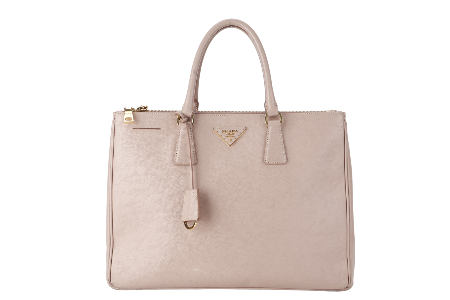 PRD GALLERIA (BN1802) LIGHT PINK VITELLO DAINO LEATHER GOLD HARDWARE NO DUST COVER