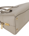 PRD DOME HANDBAG (BL0852) POMICE SAFFIANO LEATHER GOLD HARDWARE WITH LOCK&KEYS, DUST COVER AND CARD