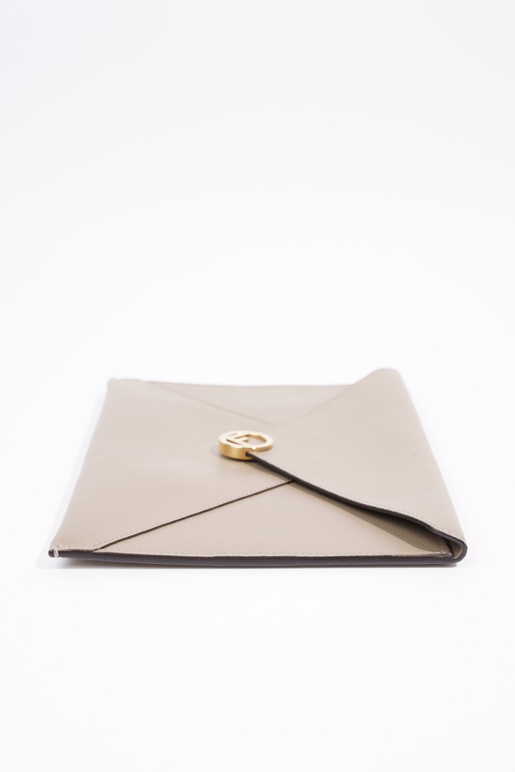 FNDI FNDI Flat Envelope Grey Leather