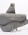 Christian D1OR 1947 Saddle Bag Grey Leather OS