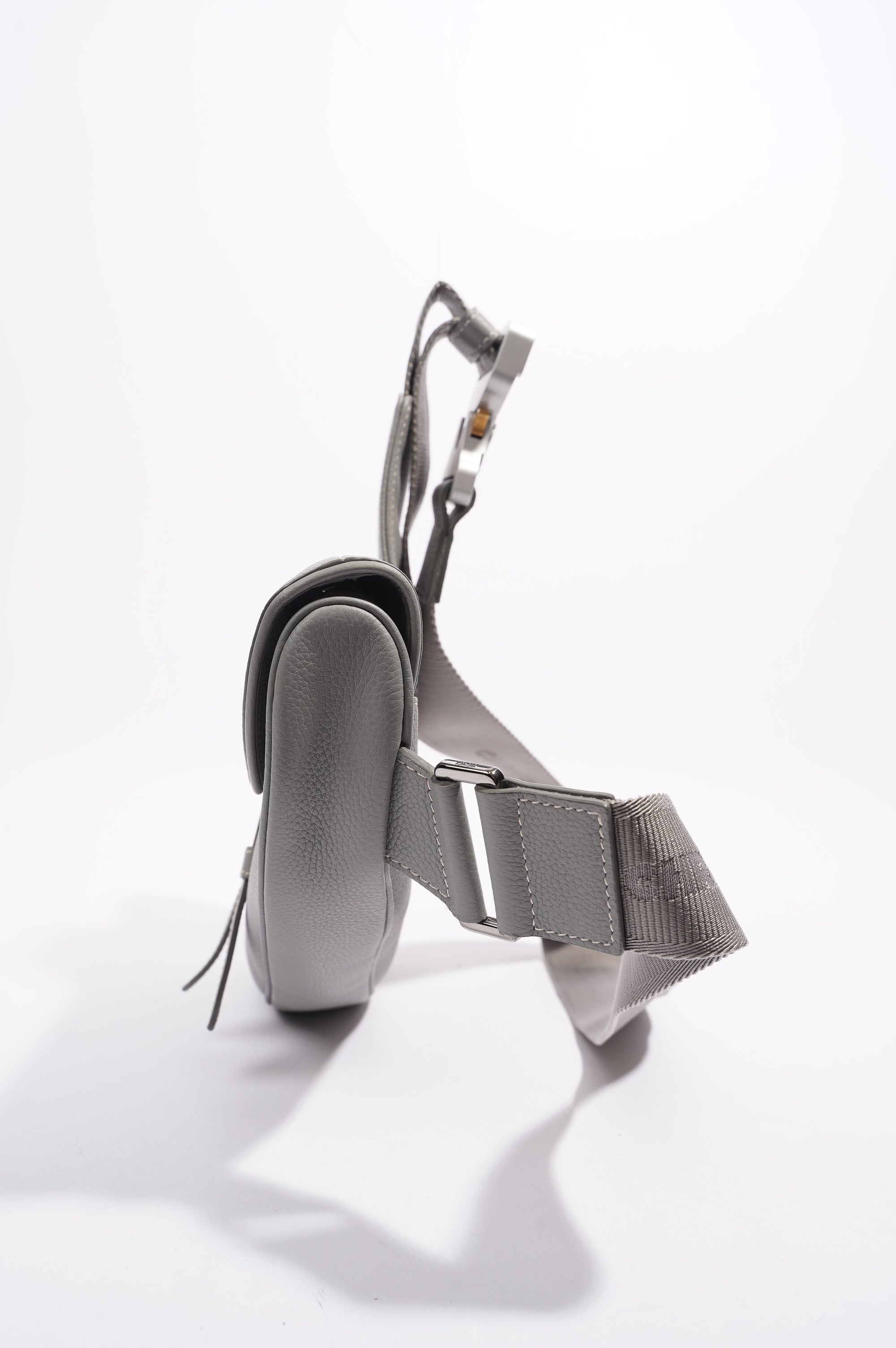 Christian D1OR 1947 Saddle Bag Grey Leather OS