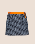 CHRISTIAN D1OR 2005 FLIGHT NAVY D1ORISSIMO WRAP SKIRT
