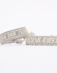 Christian D1OR Bracelet Set Grey Fabric One size