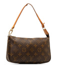 Brown LV Monogram Pochette Accessoires Shoulder Bag