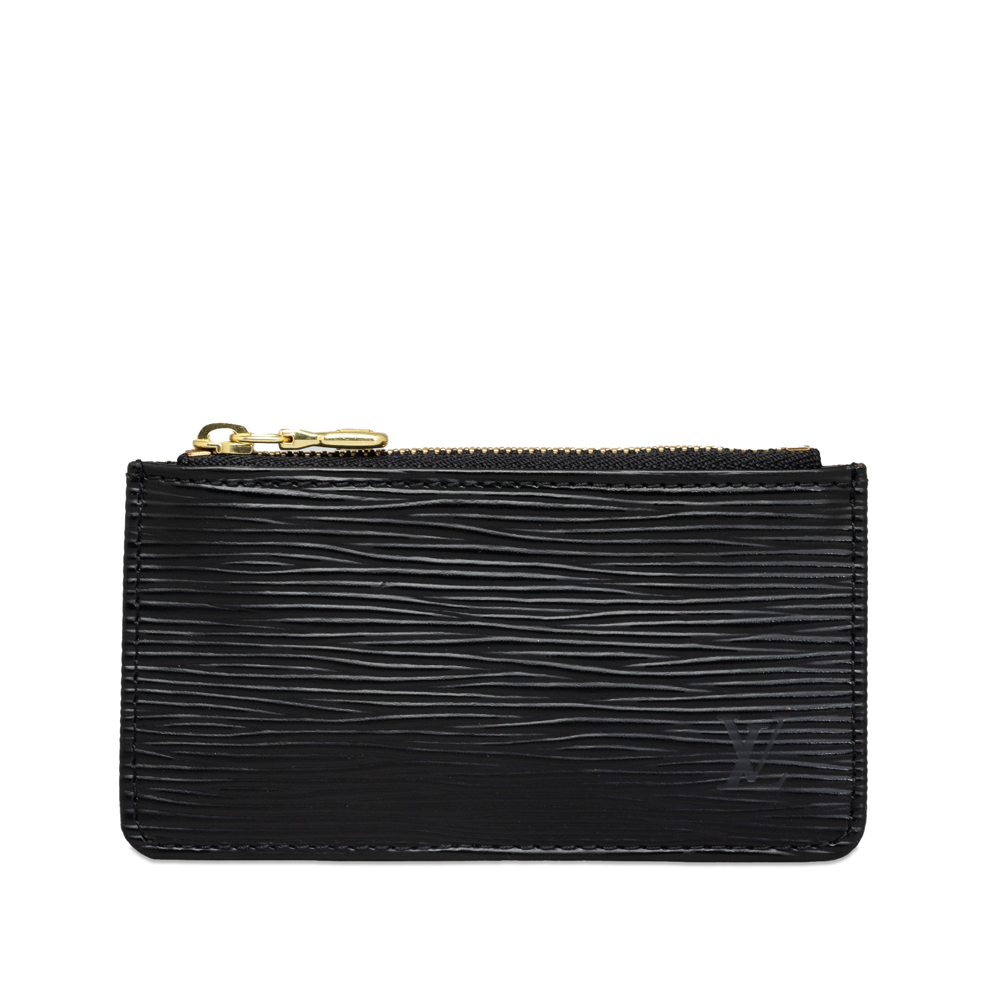 Black LV Epi Pochette Cles Coin Pouch