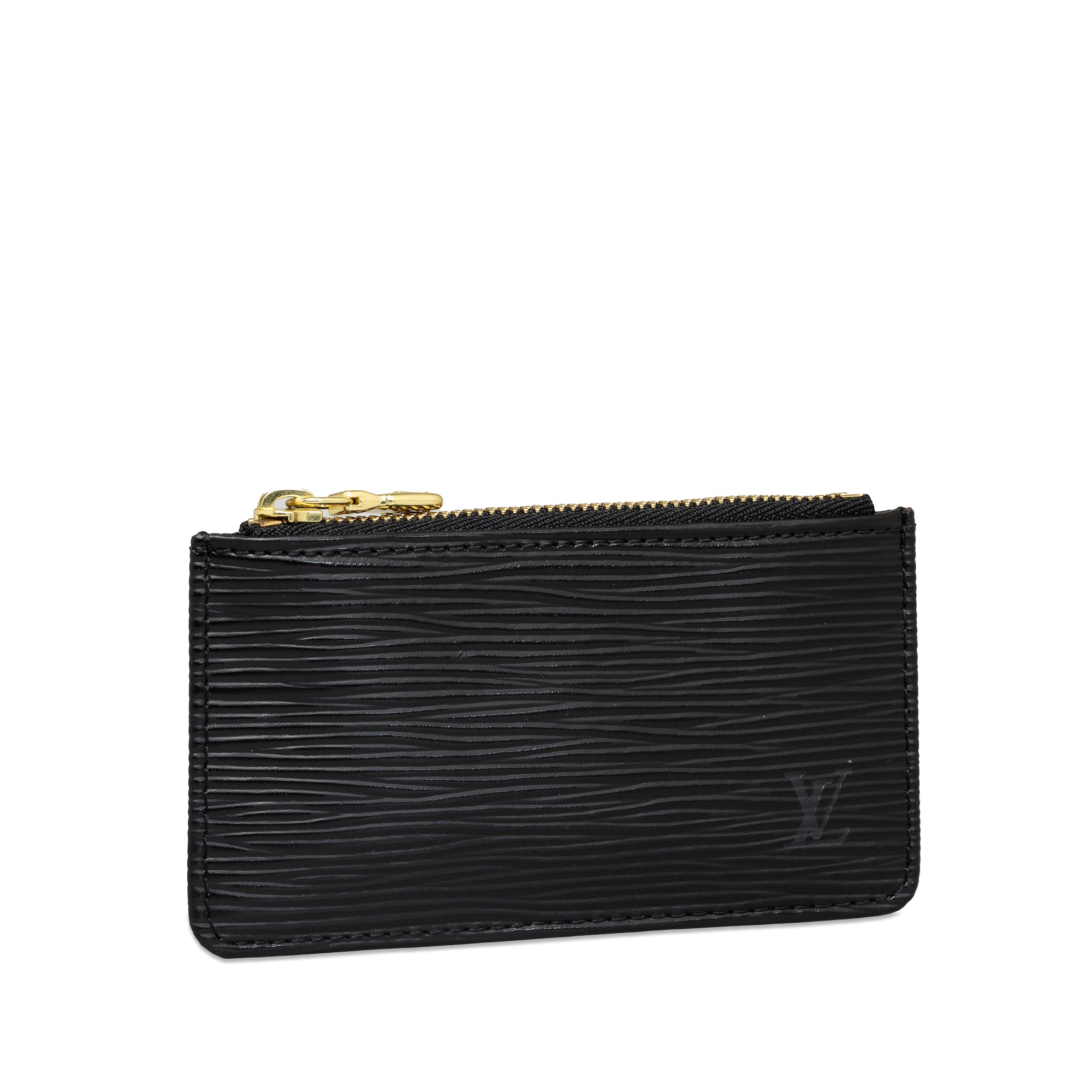 Black LV Epi Pochette Cles Coin Pouch