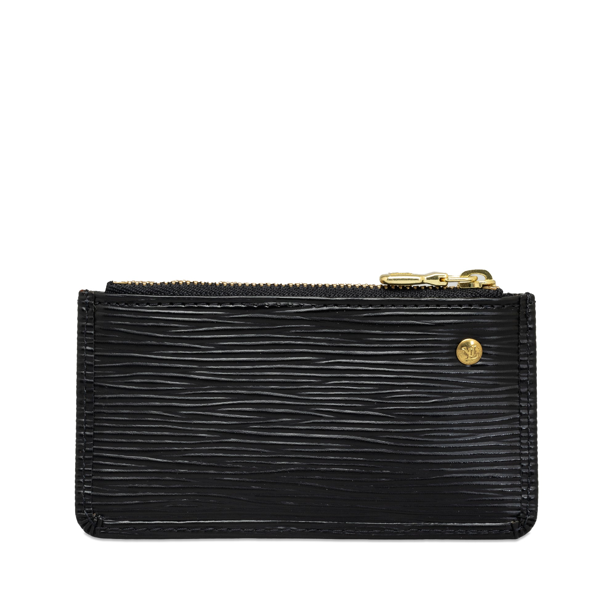 Black LV Epi Pochette Cles Coin Pouch
