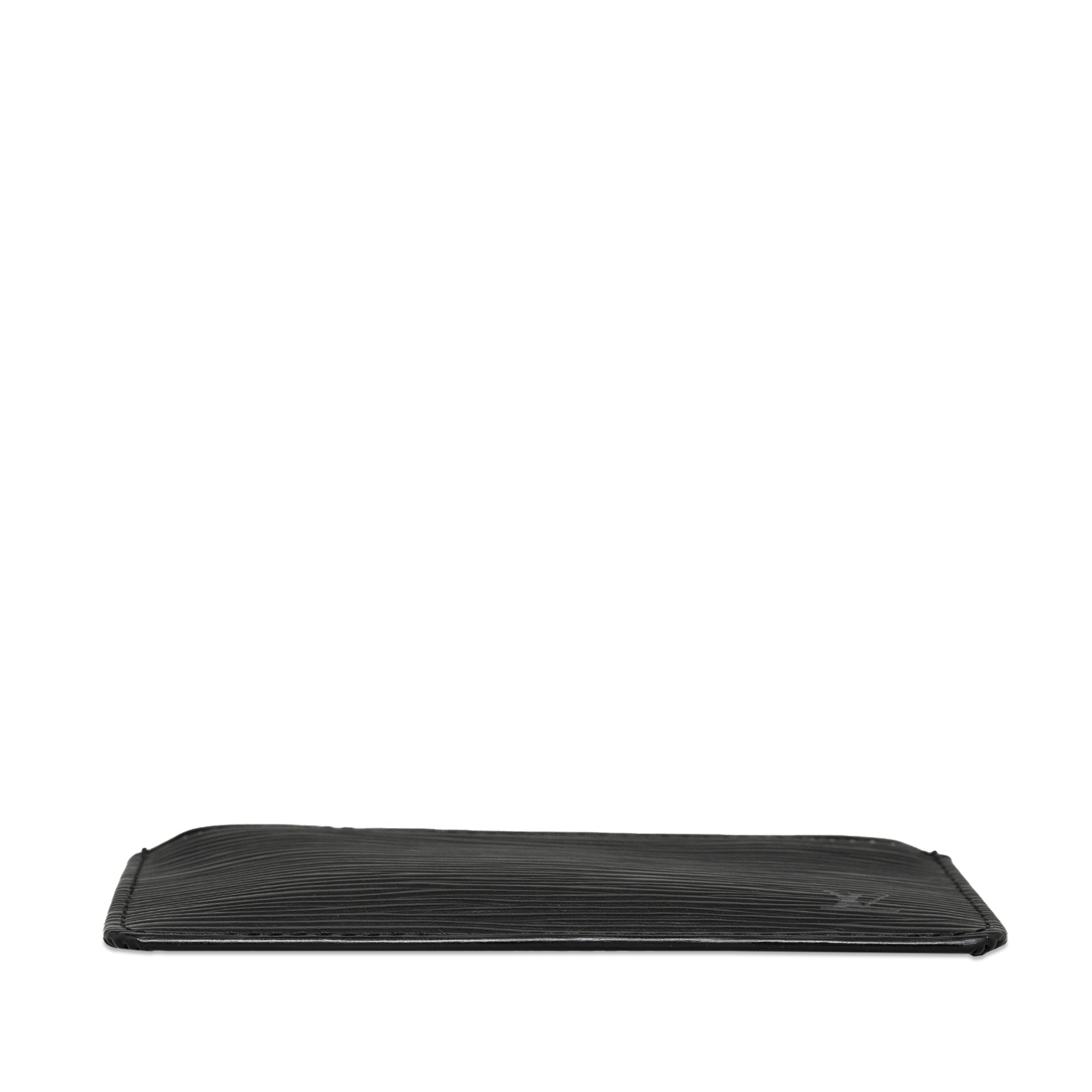 Black LV Epi Pochette Cles Coin Pouch