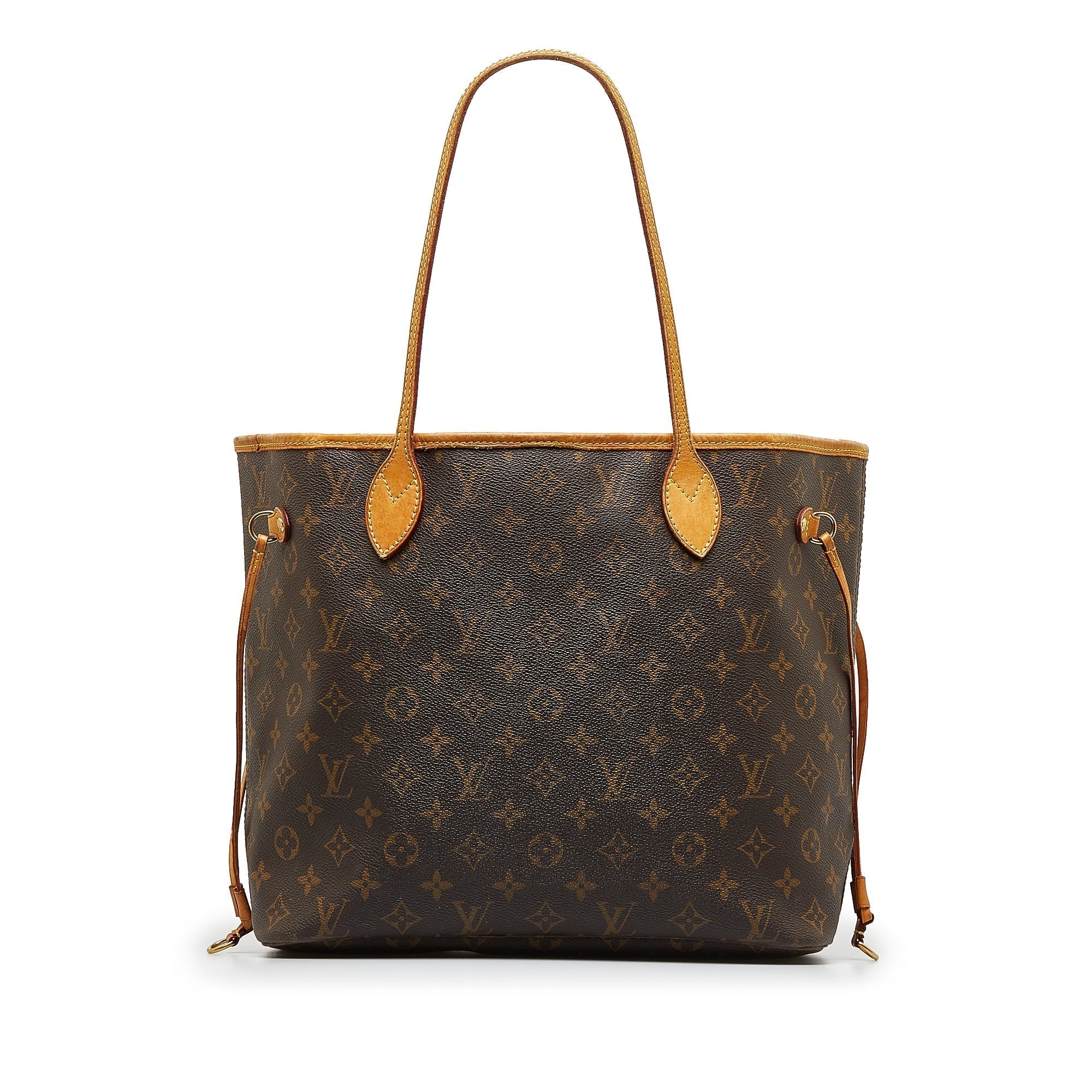 Brown LV Monogram Neverfull MM Tote Bag