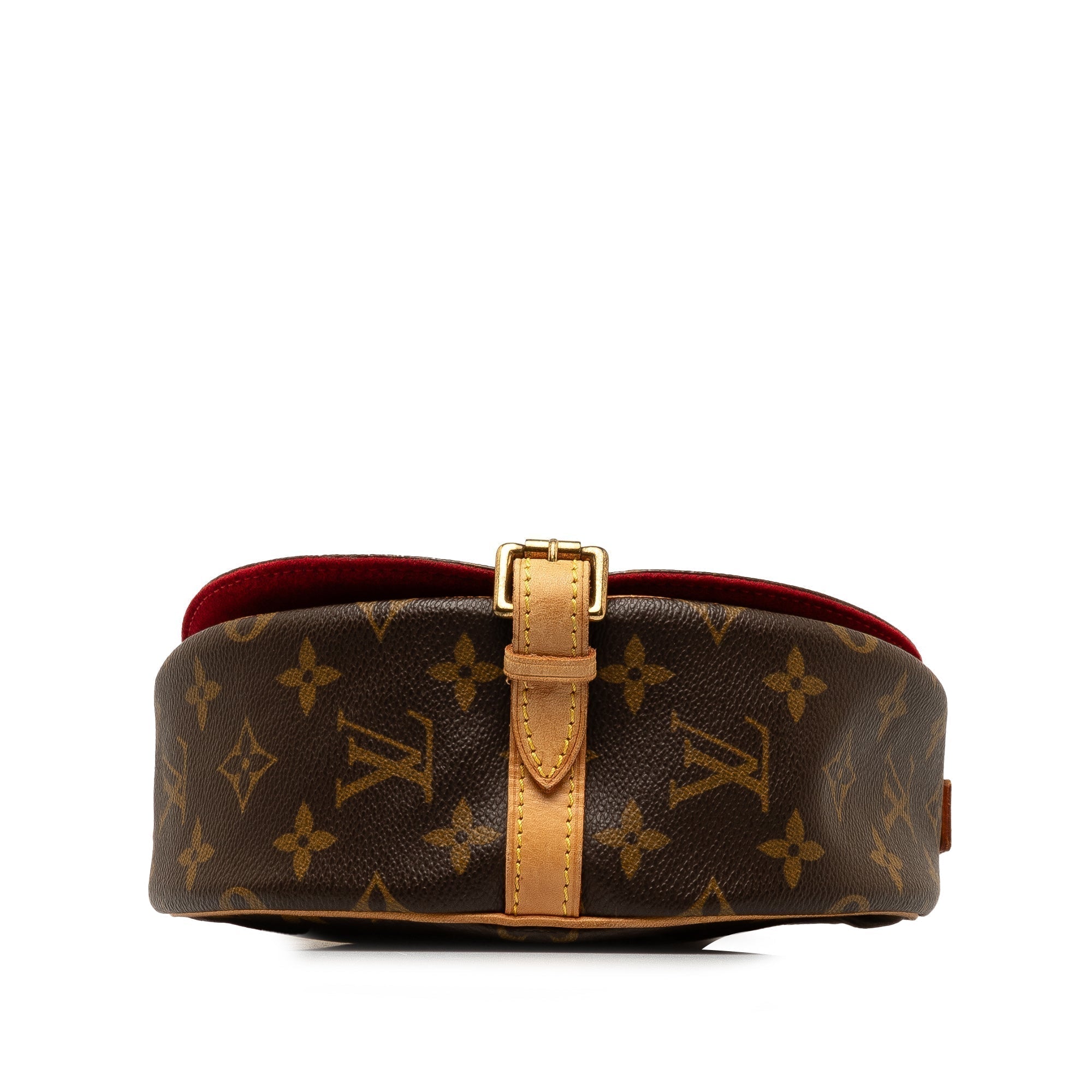 Brown LV Monogram Sac Tambourine Crossbody Bag