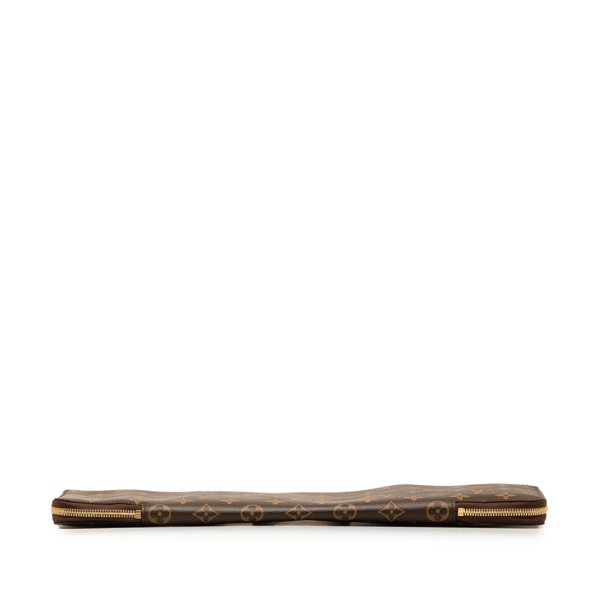 Brown LV Monogram Etui 5 Cravat Tie Case