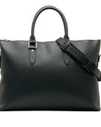 Blue LV Taiga Anton Soft Briefcase Business Bag