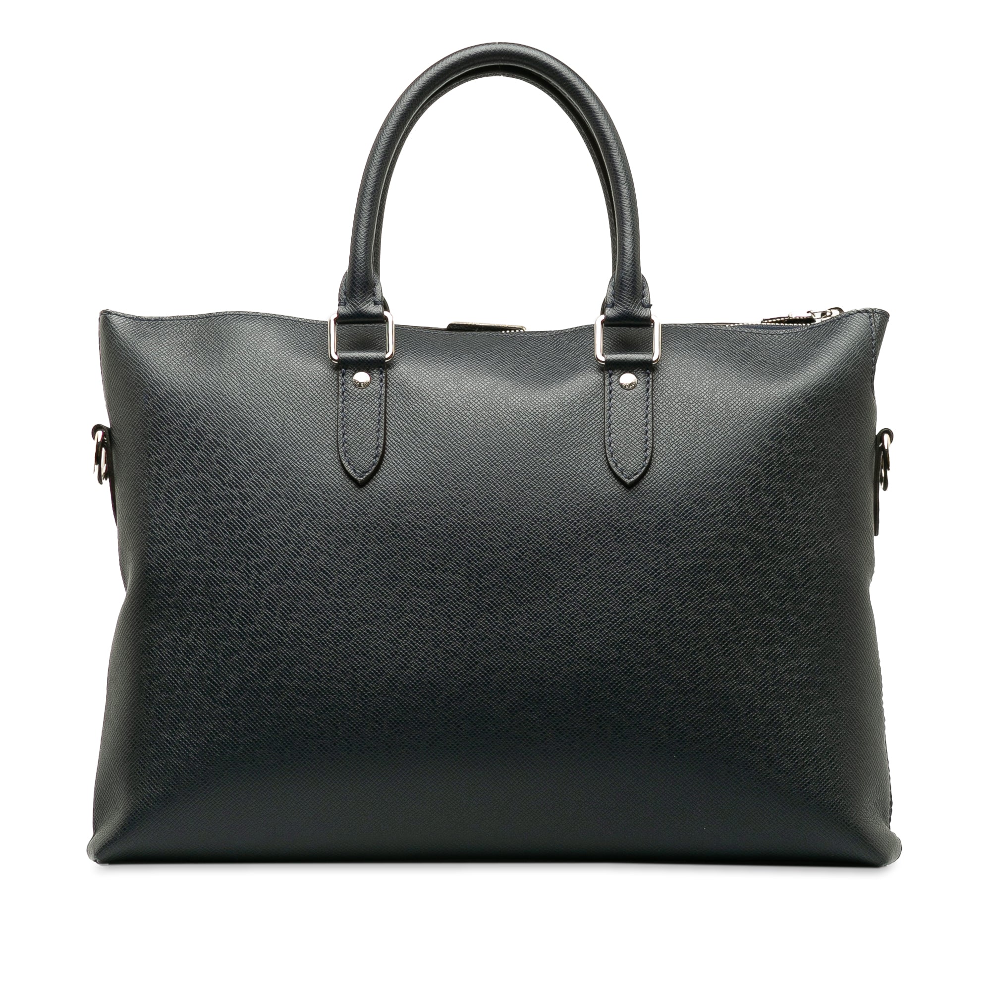 Blue LV Taiga Anton Soft Briefcase Business Bag