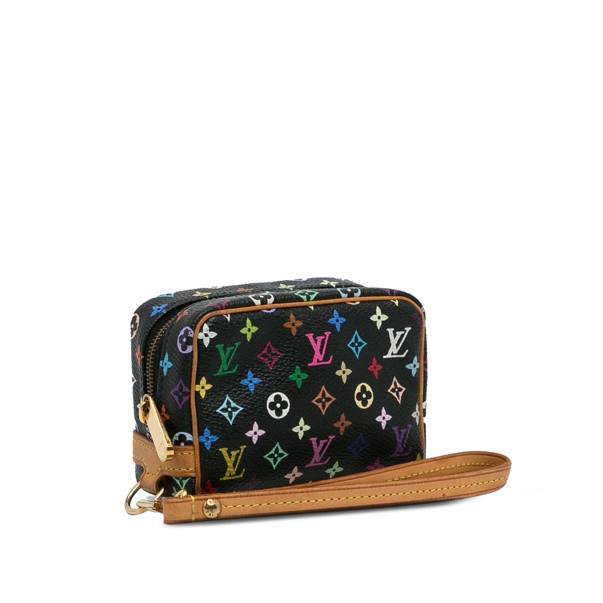 Black LV Monogram Multicolore Trousse Wapity Pouch