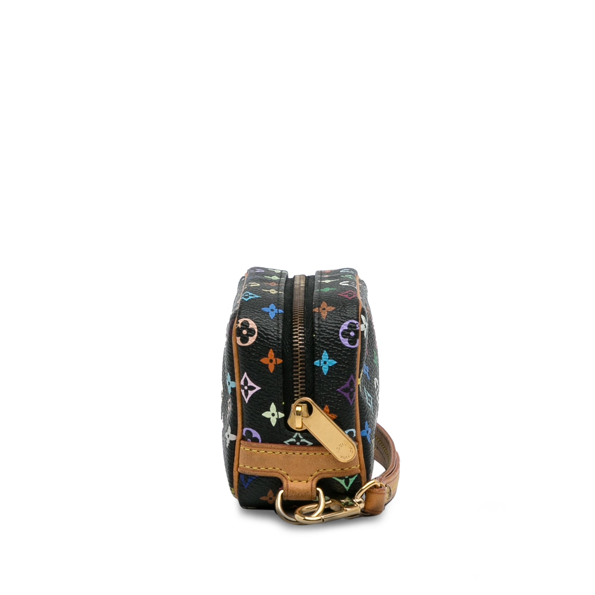 Black LV Monogram Multicolore Trousse Wapity Pouch