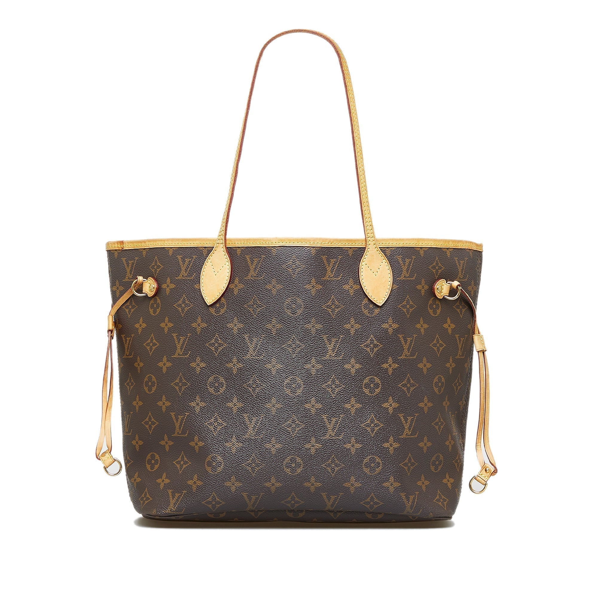 Brown LV Monogram Neverfull MM Tote Bag
