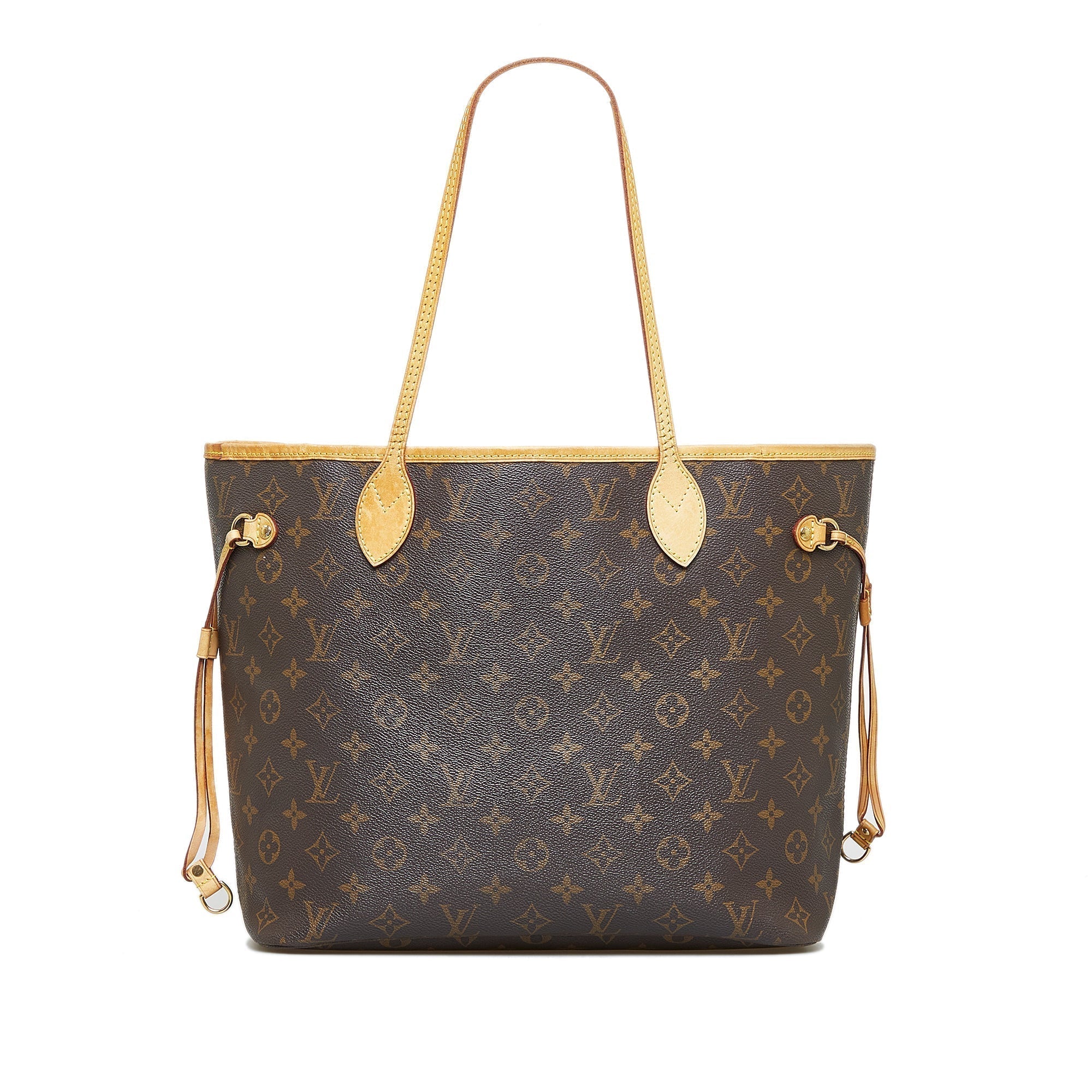 Brown LV Monogram Neverfull MM Tote Bag