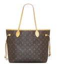 Brown LV Monogram Neverfull MM Tote Bag
