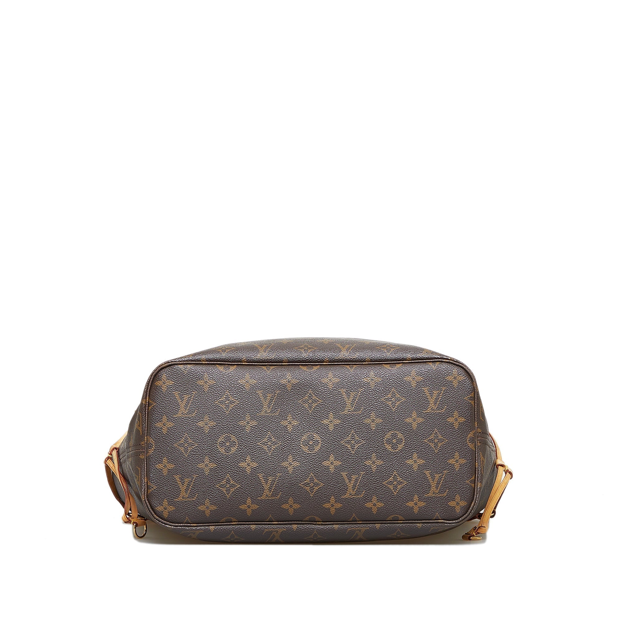 Brown LV Monogram Neverfull MM Tote Bag